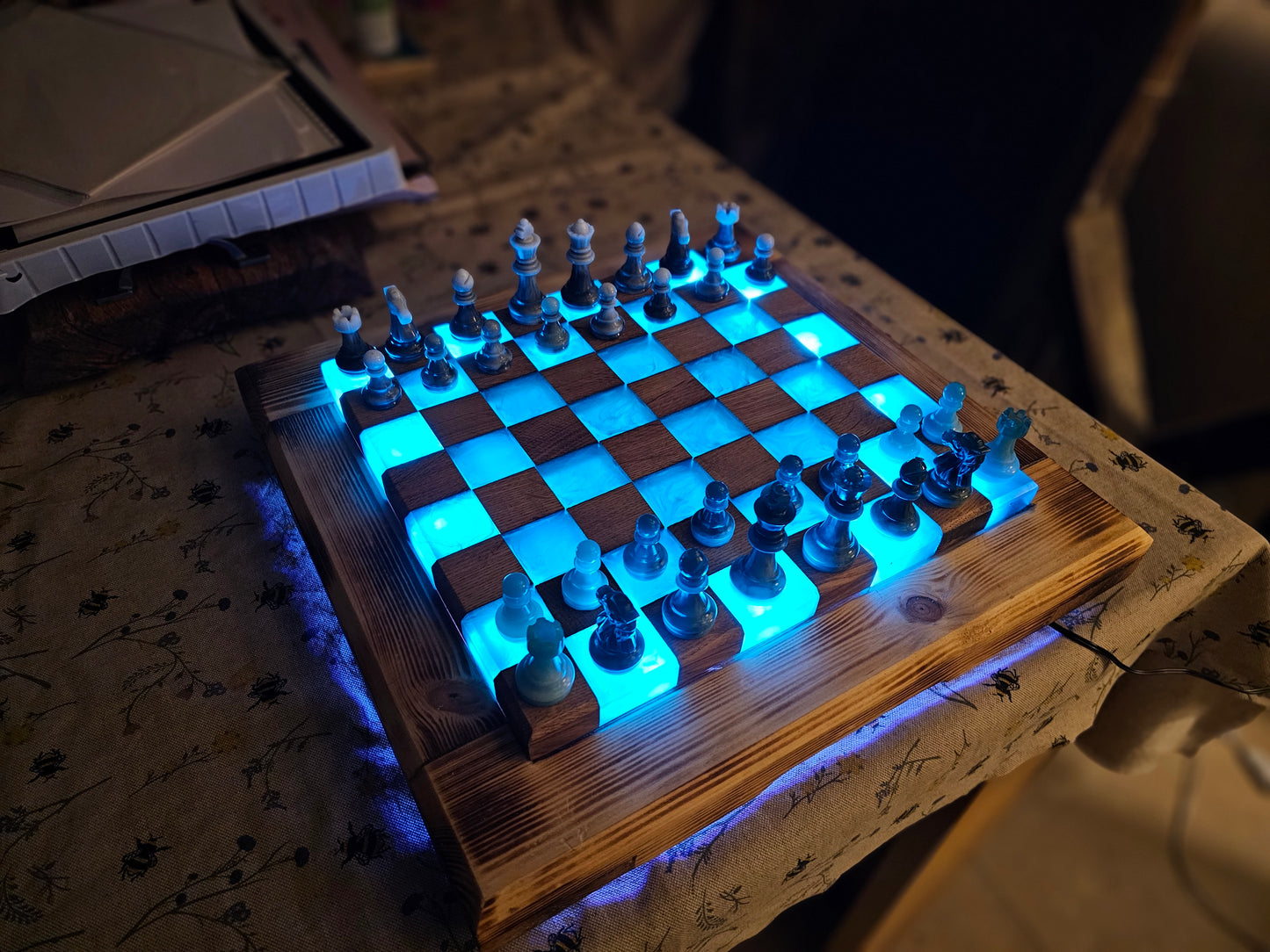 Resin and Wood Chess board